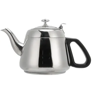 Edelstahl-Teekessel, Teekanne, Herd, Kaffeekessel für Herd, Teekanne, Pfeifen, Teekessel, übergießen, Kaffeekessel mit Sieb für die Camping-Heimküche[2L]