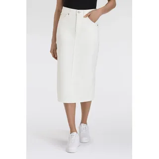 Levi's® Jeansrock »HR BACK SLIT SKIR« mit Schlitz hinten, weiß