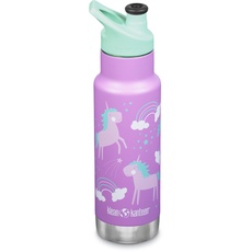 Bild Unisex – Erwachsene Classic Sport Flasche, Unicorns, One Size
