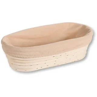 KESPER | Gärkörbchen, Material: Rattan, Textilfutter (abnehmbar), Maße: 28 x 15 x 8 cm, Farbe: Natur | 19632