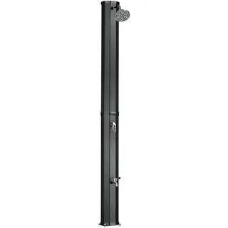 Tectake Solardusche Ofanto schwarz 35 l