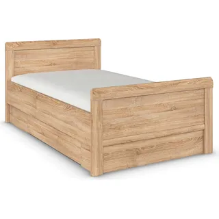 Rauch »Bett Einzelbett Stollenbett Bettkästen EVELYN« in Komforthöhe mit Holzkopfteil sowie Schubladen MADE IN GERMANY,