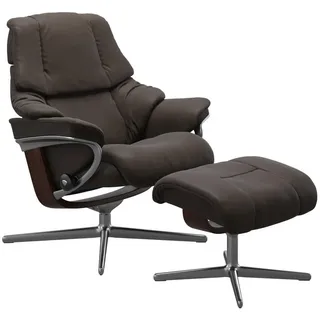 Stressless Relaxsesselset , Braun, Dunkelbraun , Holz, Metall, Leder , Echtleder , Rindleder , Buche , Schichtholz , 83x100x76 cm , erweiterbar (Typenauswahl), Lederauswahl, Stoffauswahl, Relaxfunktion , Wohnzimmer, Sessel, Ledersessel