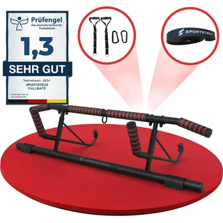 Pullmate Klimmzugstange – Türrahmen – rutschfest – 200 kg – mit Zubehör - Schwarz