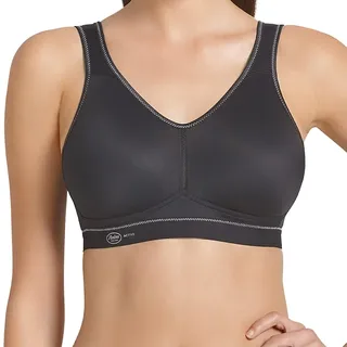 Anita Active Damen, BH (Ohne Bügel), 5521 Sport-BH, Gr. 95C, schwarz, (schwarz 001)