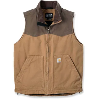 Carhartt Rugged FlexTM Montana, Weste - Hellbraun/Dunkelbraun - XL