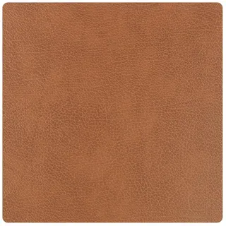 LindDNA Tischset Square S Recyceltes Leder Bull Nature, Maße: 28cm x 28cm, 981058