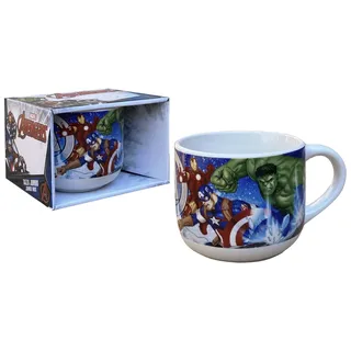 Keramikbecher, Avengers Marvel, Jumbo-Becher, 380 ml, in Box