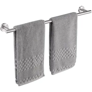 KES Handtuchhalter 65CM Handtuchstange Edelstahl SUS304 Badetuchhalter Badezimmer Handtuch Halter Duschtuchhalter Wandmontage Gebürstet, A2000S65B-2