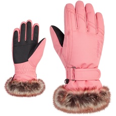 Bild Mädchen LIM Ski-Handschuhe/Wintersport | warm atmungsaktiv, pink vanilla stru, 3,5
