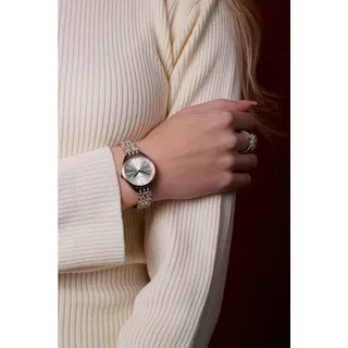 Swarovski Attract Uhr, Schweizer Produktion, Pavé, Kristallarmband, Roséfarben, Metallmix ATTRACT:ROG/WHITE/STS 5649987 - Gold
