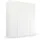 Drehtürenschrank PURISMA 201 x 223 x 60 cm Weiß