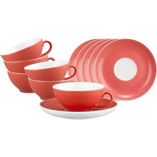 SELTMANN WEIDEN Teetasse mit Untertasse 0,14 l Flamingo Red 6 St.
