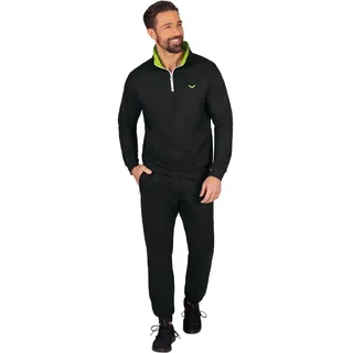 TRIGEMA »TRIGEMA Herren Jogginganzug in Sweat-Qualität«, (2 tlg.), schwarz