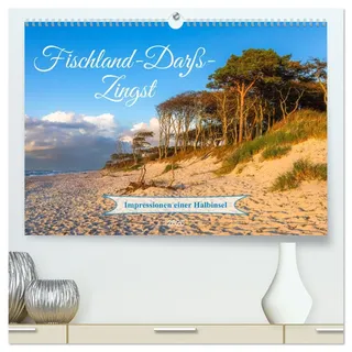 Calvendo Fischland-Darß-Zingst Impressionen einer Halbinsel (hochwertiger Premium Wandkalender 2026 DIN A2 quer), Kunstdruck in Hochglanz: