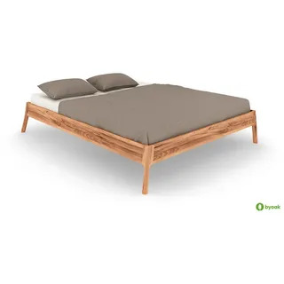 byoak Massivholzbett Paul 3 160 x 200 Kernbuche , Holz , 160x200 cm , Schlafzimmer, Betten
