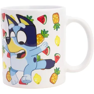 Stor Keramiktasse Bluey 325ml - Frühstückstasse mit Originalem Sublimationsdruck - Offizielles Marvel Produkt - Ideal für Kaffee und Tee