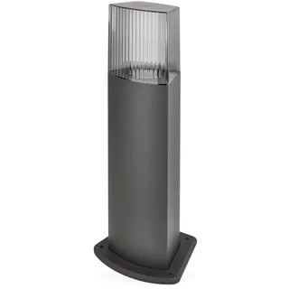 EMOS - Außen-Stehleuchte LANA für Garten mit E27 Fassung - wasserdichte Wegeleuchte für E27-Birne max. 15 W - Leuchtkörper mit Gehäuse aus Aluminium zur Bodenbefestigung, Schwarz