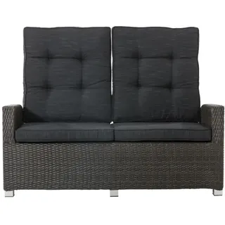 CLEMENTO Malaga 2-Sitzer Sofa Aluminium/Olefin