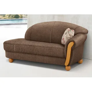 Home Affaire Ottomane »Milano, bequemes solitär Sofa im Landhaus-Stil, B/T/H 181/79/83cm«, braun,