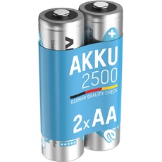 Bild maxE+ Mignon AA NiMH 2500mAh, 2er-Pack (5035432)