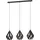 Carlton 3-flg. 21 cm abstrakt schwarz-kupfer