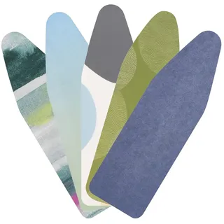 Brabantia Bügeltischbezüge D, 135 x 45 cm Baumwollbezug mit 4 mm Schaumstoff und 4 mm Filz (Sortiert)