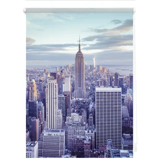 Lichtblick Rollo Klemmfix New York 100 x 150 cm blau