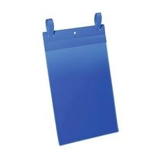50 DURABLE Gitterboxtaschen blau 22,3 x 53,0 cm