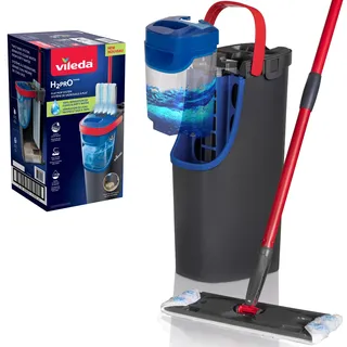 Vileda Bodenwischer H2PrO Flat Mop System Schwarz 1 St.