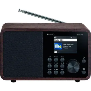 NABO Digitalradio (DAB+) »Tune Pro« (WLAN Digitalradio (DAB+)   Internetradio 15 W), braun