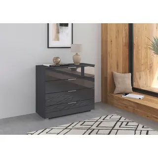 Rauch Kommode »Sideboard Schubladenkommode Schubladenkommode AGORDO mit Glasfront«, Breite 93 cm mit 4 großen Schubladen für viel Stauraum MADE IN GERMANY,