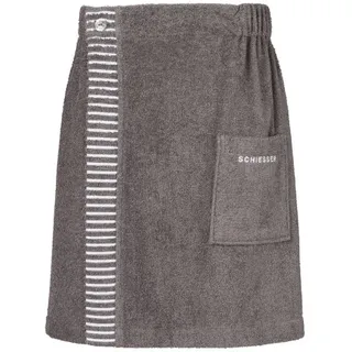 SCHIESSER Rom Saunakilt 55 x 150 cm grau