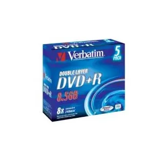 Verbatim DVD+R 8,5 GB 8x 5 St.