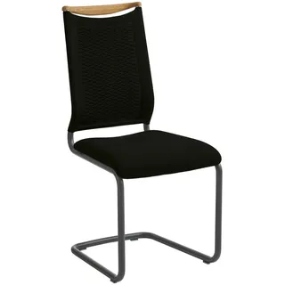 Venjakob Schwingstuhl , Anthrazit, Schwarz, Eichefarben , Holz, Metall, Textil , Eiche , Rundrohr, C-Form , 47x99.0x59 cm , Goldenes M, Made in Germany, Dgm, DGM-Klimapakt, DGM-Emissionslabel , Lederauswahl, Stoffauswahl, Typenauswahl, Gestellauswahl , Esszimmer, Stühle, Schwingstühle