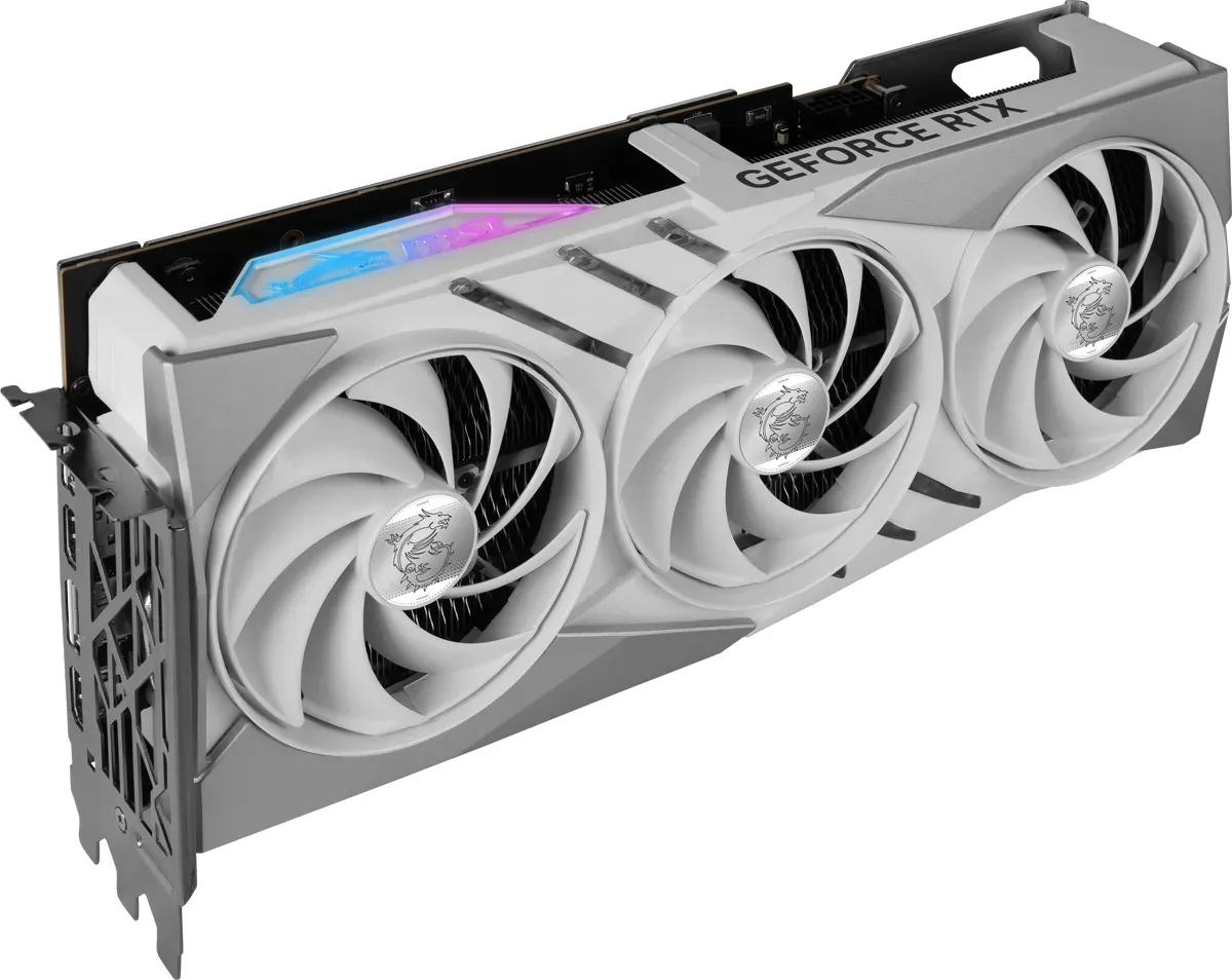 Bild von GeForce RTX 4080 SUPER 16G Gaming X Slim White, 16GB GDDR6X, 2x HDMI, 2x DP (V511-220R)