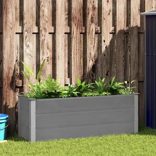 vidaXL Garten-Hochbeet WPC 150 x 50 x 54 cm Grau - Grau
