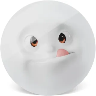 FIFTYEIGHT PRODUCTS / Topfuntersetzer „Lecker“ (Ø 18,8 cm, weiß, Made in Germany)