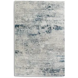 Schöner Wohnen Webteppich Antea , Blau, Creme , Textil , rechteckig , 160x230 cm , für Fußbodenheizung geeignet, antistatisch, pflegeleicht , Teppiche und Böden, Teppiche, Moderne Teppiche