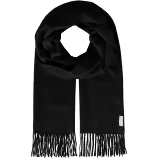 FRAAS Schal Pure Cashmere Scarf with Fringes Black schwarz - Schwarz