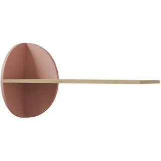 Mirjan24 Kinder-Wandregal Lexi 17 , Eichefarben, Rosa , Holzwerkstoff , Rechteckig , 82x45x25 cm , Wohnzimmer, Regale, Wandregale