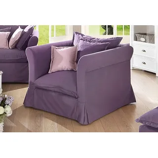 Home Affaire Sessel Luise Webstoff 98 x 93 x 100 cm Lila