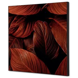 Showdown Displays SHOWDOWN Textile Wanddekoration Botanische Blätter Mehrfarbig Aluminium