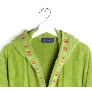 Caleffi - Bademantel Kinder – Weicher Kinderbademantel aus Baumwolle und Frottee, für Jungen & Mädchen mit Kapuze – Flauschiger Morgenmantel ideal für Zuhause, Sauna oder Schwimmbad