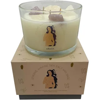 Adorist Strong Wahine Duftkerze 350 g weiß