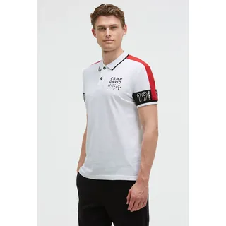 Camp David Poloshirt Keep Focused Kurzarmshirt mit Polokragen