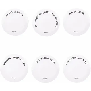 Villa d'Este Home Tivoli Set 6 Obstteller 19 cm Porzellan S.P.Q.eRe