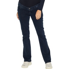 ESPRIT Maternity Damen Pants Denim OTB Bootcut Umstandsjeans, Blau (Darkwash 910), Herstellergröße: 34/32