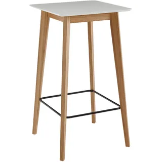 Wohnling Bartisch 60 x 110 x 60 cm Weiß/Eiche