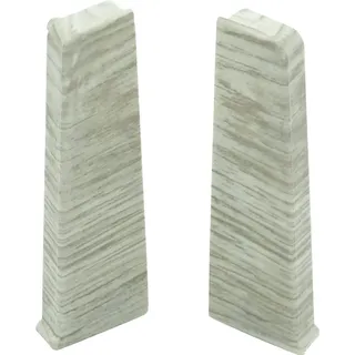 Endkappen SLK Cubica 60 SB Eiche Silber